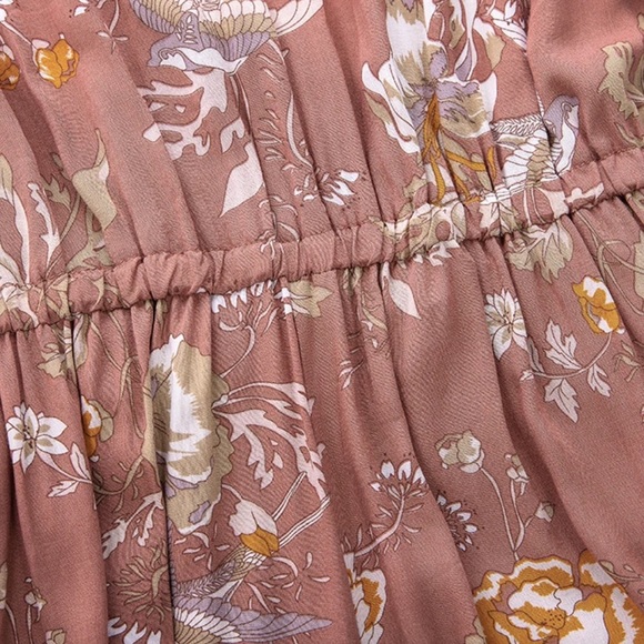 Garden Party Boho Gypsy Floral Romper - Picture 7 of 8